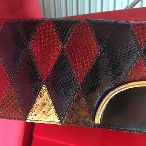 Snakeskin purse